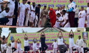 yoga day davangere