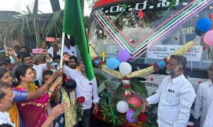 davangere ksrtc bus