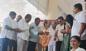 davangere private bus stand open