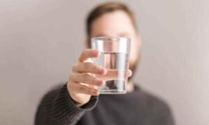 drinking water
