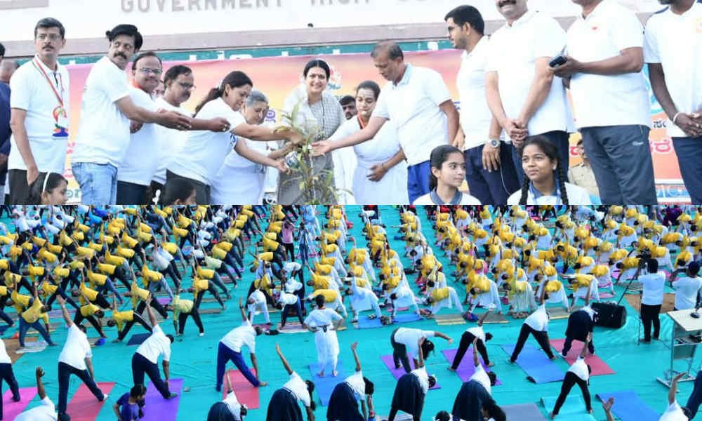 davangere yoga day 2